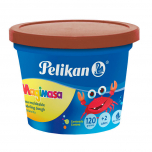 Masa Moldeable Pelikan Pote Marrón 120 gr.