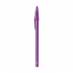 Bolígrafo Bic Cristal Fashion 1.2mm Color Lila por 25 Unidades