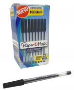 Boligrafo Paper Mate Kilometrico 60 unidades Negro