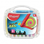 Lápiz de Cera Maped Gel Color Peps x10 Unidades