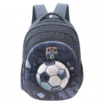 Mochila Escolar LSyD 17 Pulgadas Infantil Azul con Pelota