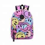 Mochila Escolar Modax 2 Smile Y2K Estampada 17 Pulgadas