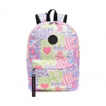 Mochila Escolar Modax 3 Smile Y2K Estampada 17 Pulgadas