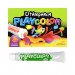 Tempera Playcolor de 8cc Verde Claro x10 Unidades