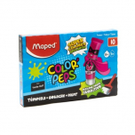 Tempera Maped Color Peps 8cc Verde por 10 Unidades