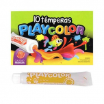 Tempera Playcolor de 8cc Marron x10 Unidades