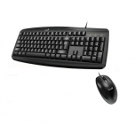 Teclado Genius Combo mouse Teclado km-200 usb Negro