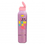 Botella Cliker Aluminio Summer Rosa 500ml