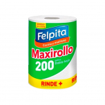 Papel Rollo Cocina Felpita x1unidad Blanco 200 Paños