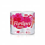 Papel Higiénico Floripel 4 Rollos x30 Mts Hoja Simple