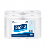 Papel Higiénico Felpita 8 Rollos x300 Mts Hoja Simple