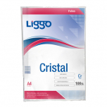 Folios Liggo A4 Cristal Polietileno x100 Unidades 40 Micrones