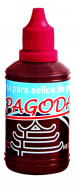 Tinta Pagoda para Sello de Goma 60cc Rojo