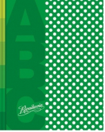 Cuaderno Rivadavia Lunares Tapa Dura ABC 19x23 48 Hojas Verde