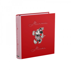 Carpeta Mooving Escolar 3x40 Minnie Roja