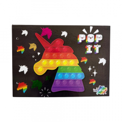 Carpeta Escolar Inkdrop Nº5 Pop It Unicornio