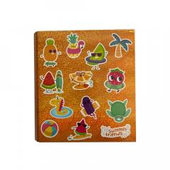 Carpeta Escolar Rexon 3X40 Summer Friends Naranja