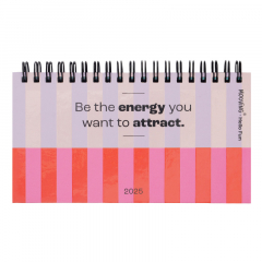 Agenda Mooving 2025 Pocket con Espiral Semana a la Vista Fun Energy