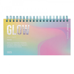 Agenda Mooving 2025 Pocket con Espiral Semana a la Vista Dictio Glow