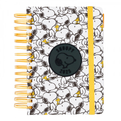 Agenda Mooving 2025 14x20cm con Espiral Diaria a la Vista Snoopy