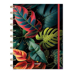 Agenda Norpac 2025 N°7 con Espiral Diaria Luxury Hojas Varios Colores