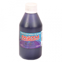 Tinta Pagoda para Sello de Goma 250cc Violeta