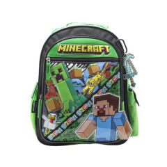 Mochila Cresko 16" Minecraft