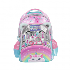 Mochila Footy 18 Make Up Lila Con Luz