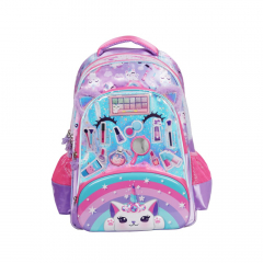 Mochila Footy 18 Make Up Aqua Con Luz