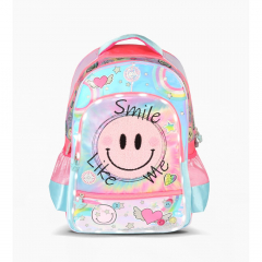 Mochila Footy 18 Smile Rosa Con Luz