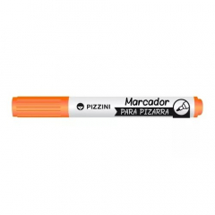 Marcador Pizzini Para Pizarra Punta Redonda Naranja