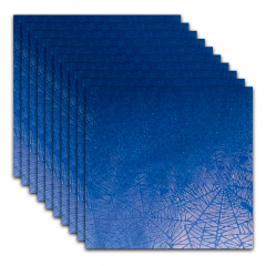 Papel Araña para Forrar 50x80cm Azul x10 Unidades