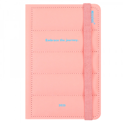 Agenda Mooving 2025 10x15cm Diaria Matelasse Rosa