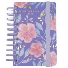 Agenda Mooving 2025 10x15cm Diaria Spring Violeta