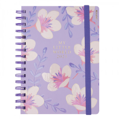 Agenda Mooving 2025 10x15cm Semanal Spring Lila