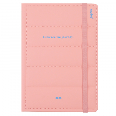 Agenda Mooving 2025 15x21cm Diaria Matelasse Rosa