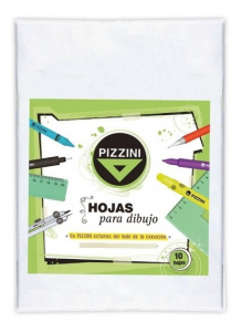 Papel para Dibujo Pizzini Obra A4 150g x10 Unidades