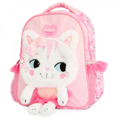 Mochila Escolar Mooving Quitapesares Kinder Lovely Cat