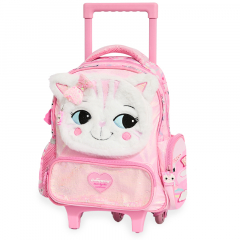 Mochila Escolar Mooving con Carro Quitapesares Cool Girl