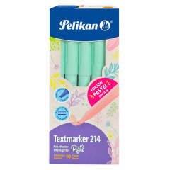 Resaltador Pelikan Text Marker 214 Pastel Menta por 10 Unidades