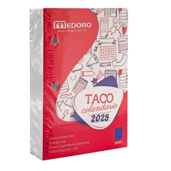 Taco Calendario 2025 Medoro