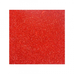 Goma Eva Plancha 40X60 con Glitter Rojo Blister Llibrejet
