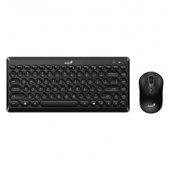 Combo Genius Teclado + Mouse LuxeMate Q8000 Negro Inalambrico