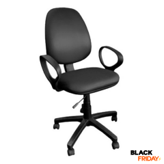 Silla Flex Alta Ecocuero Negro