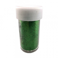 Brillantina Gibre Glitter Artística Dibu Verde Esmeralda Tubo 20gr