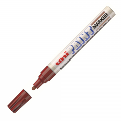 Marcador Especial Uniball Uni Paint PX-20 Pintura Esmalte Rojo