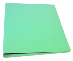 Carpeta Comercial con Aparato Iglu A4 2 Aros de 2,5cm Plastificada Verde Claro. 29,7x21x2,5cm
