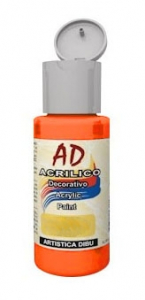 Pintura Acrilica Artística Dibu Mandarina 60ml