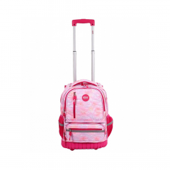 Mochila Elf Con Carro  Rosa