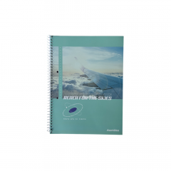 Cuaderno con Espiral Asamblea 21x29,7 80 Hojas Rayadas